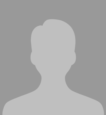 Gray user profile silhouette icon Gray user profile silhouette icon