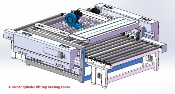 AMERICAN HEATED OVEN PRESS HEATING ELEMENT LIFT MECHANISM