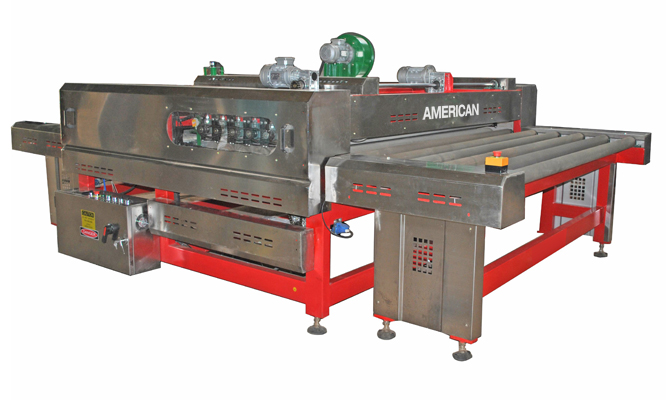American Heated Oven Roller Press Side